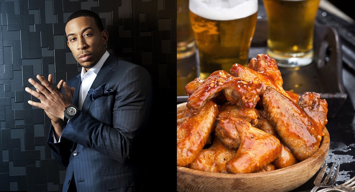 Ludacris chicken and beer menu